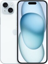 Apple iPhone 15 Plus - 5G smartphone - dual-SIM / Internal Memory 128 GB - OLED-skärm - 6.7" - 2796 x 1290 pixels - 2 bakre kameror 48 MP, 12 MP - fr