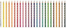 Färgpennor med pennvässare 24-p, Lyra Groove Slim