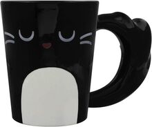 Grindstore Feline Fine Black Cat Latte Mug
