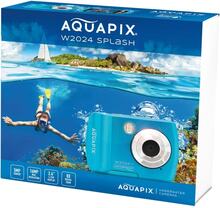 Easypix Aquapix W2024 Splash - Digitalkamera - kompakt - 5.0 MP / 16.0 MP (interpolerat) - 720 p - undervatten upp till 3 m - isblå