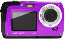 Easypix Aquapix W3048 Edge - Digitalkamera - kompakt - 13.0 MP / 48 MP (interpolerat) - 4 K / 10 fps - undervatten upp till 3 m - lila