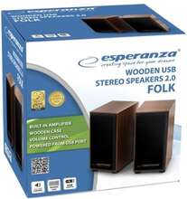 Esperanza EP122 FOLK - Högtalare - för persondator - 6 Watt (Total)