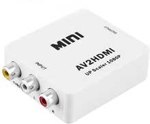 INF RCA till HDMI adapter / signalomvandlare Vit
