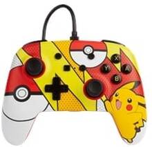 PowerA Pokémon Enhanced Wired Controller ? Pikachu Pop Art - Gamepad - Nintendo Switch - Nintendo Switch