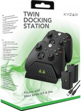 Kyzar Twin Dock Station laddningsdocka och batterier, Xbox