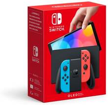 Nintendo Switch OLED - Neon Blue & Red (fyndvara)