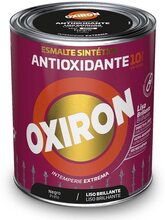 Syntetisk emaljfärg Oxiron Titan 5809081 Svart 750 ml Antioxiderande