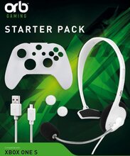 Xbox One S Starter Pack Inkl Headset Laddkabel Silikon Skin Tumgrepp