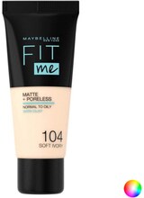 Flytande makeupbas Fit Me! Maybelline (30 ml) (30 ml) - 101-true ivory 30 ml