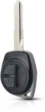 2 knappar bilnyckel ersättningsskal HU133R -blad för Suzuki