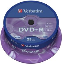 Verbatim DataLifePlus - 25 x DVD+R - 4.7 GB 16x - spindel
