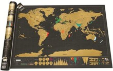 Scratch Map Skrapkarta Världskarta