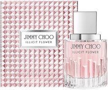 Jimmy Choo Illicit Flower, Kvinna, 40 ml, Ej påfyllningsbar flaska, Aprikos, fresia, Mandarin, Jasmin, Mysk, Rosa, Cashmeran, Mjölk, Sandelträ