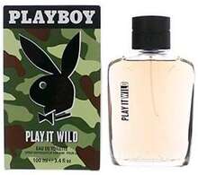 Playboy Play it Wild 100ml, Män, 100 ml, Citrus, Amber, Leather, Spray, 1 styck