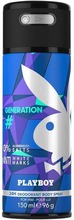 Playboy Generation# For Him 24H Deodorant Body Spray 150ml