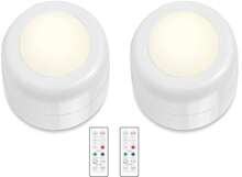INF LED-spotlights 1 st med 1 fjärrkontroller 2-pack