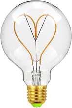 INF LED-lampa Edison Bulb Heart Filament E27 4W 220V Dimbar glödlampa