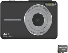 Digitalkamera 44MP/1080P/16X digital zoom/fyllljus med 32GB kort