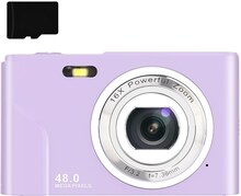 INF Digitalkamera med 48 MP, HD 1080p, 16x zoom, 32GB minneskort