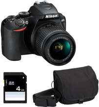 NIKON D3500 - Digital SLR-kamera - 24,2 megapixel DX CMOS-sensor - Svart