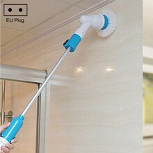 Multi-function Tub and Tile Scrubber Cordless Power Spin Scrubber Power Cleaning Brush Set for Bathroom Floor Wall, EU Plug