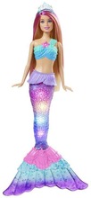 Barbie Twinkle Lights Mermaid Light Up Doll Dreamtopia Flerfärgad 3 Years