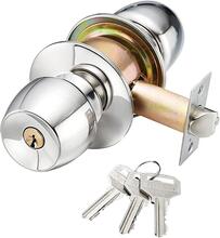 Dörrknopp med lås och nyckel