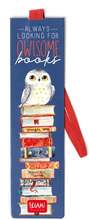 Bokmärke Med Elastiskt Band Owl books