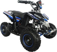 El-fyrhjuling / Mini-ATV för barn 500W | 36V 12Ah batteri - Svart/blå