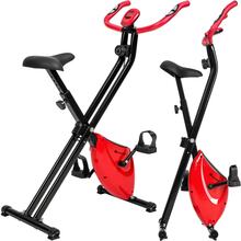 Motionscykel FitX-Bike, hopfällbar med träningsdator - 113 x 41 x 81 cm