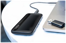 Crucial X8 - SSD - 2 TB - extern (bärbar) - USB 3.2 Gen 2 (USB-C stikforbindelse)