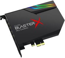 Creative Sound BlasterX AE-5 Plus - Ljudkort - 32-bitars - 384 kHz - 122 dB SNR (förhållande signal-brus) - 5.1 - PCIe - Sound Core3D