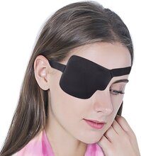 INF 3D ögonmask för höger öga med kardborreband Svart