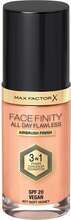 Max Factor Facefinity All Day Flawless 3 In 1 Foundation N77 Soft Honey 30ml