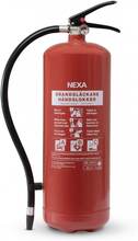 Nexa brandsläckare, RÖD 6kg ABC-pulver, väggfäste (13416)