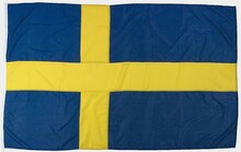 Flagga till flaggstång Adela, Sverige, flaggvävd polyester, 240 x 150 cm