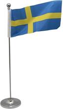 Bordsflagga Sverige (Metall)