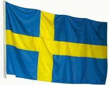 Flagga Sverige för flaggstång