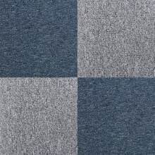 40 st Textilplattor, 10 kvm (Platinagrå och Blå) | Textilplatta, Kontor, Golvplattor, Modulsystem, Mattplattor