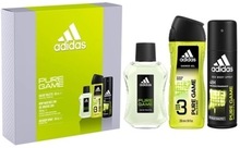 Giftset Adidas Pure Game Edt 100ml + Shower Gel 250ml + Deo Spray 150ml