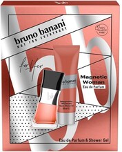 Giftset Bruno Banani Magnetic Woman Edp 30ml + Shower Gel 50ml