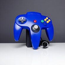 Ny Tredjeparts Handkontroll - Nintendo 64 Blå