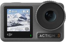 Action Camera - DJI - OSMO Action 3 Standard Combo - 4K/120 IPS - HorizonStoady - Svart