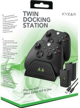 Kyzar Twin Dock Station charging dock and batteries, Xbox