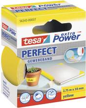 tesa PERFECT 56343-00037-03 Tygtejp tesa® extra Power Gul (L x B) 2.75 m x 38 mm 1 st