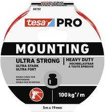 tesa Mounting PRO Ultra Strong 66792-00001-00 Monteringsband Vit (L x B) 5 m x 19 mm 1 st