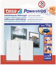 Tesa® Powerstrips spik till tavlor Vit POWERSTRIPS® tesa Innehåll: 2 st