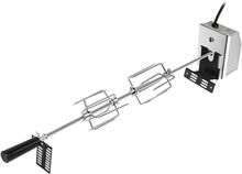HENGMEI Grillspett 107 cm Grillspettset med elektrisk 4W motor, 4x spettnålar