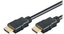 M-CAB HDMI Hi-Speed Kabel with Ethernet - HDMI-kabel med Ethernet - HDMI hane till HDMI hane - 3 m - svart