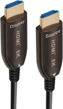 Transmedia Active HDMI fiberoptisk kabel HDMI-kabeln för långa avstånd. Ansluter din TV-skärm med stil och klass. Med C 507 M HDMI fiberoptisk kabel k